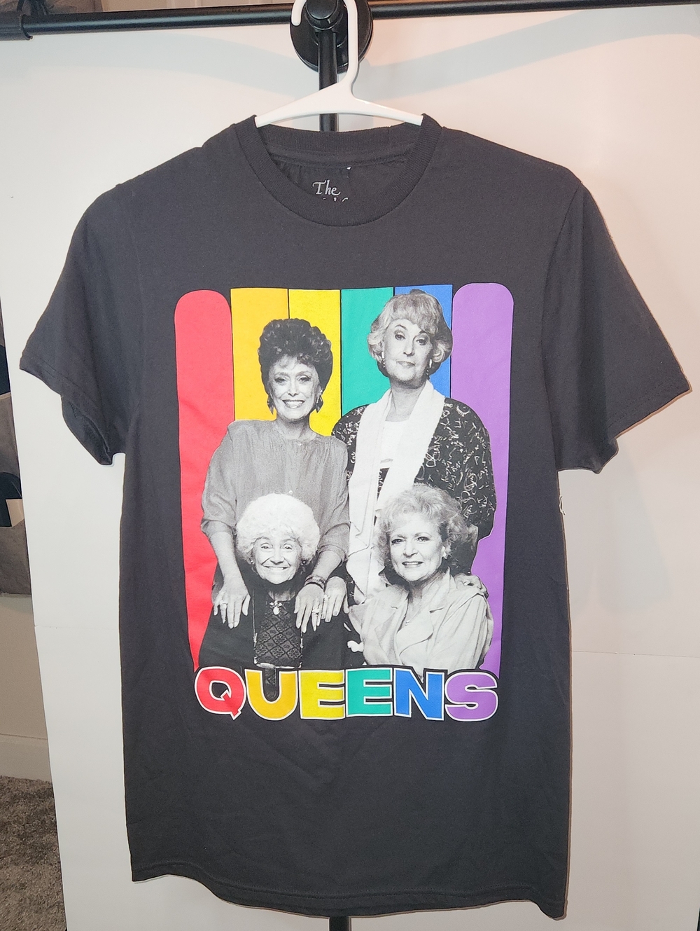 Women Signature Black The Golden Girls Color Block Tee.  0028
